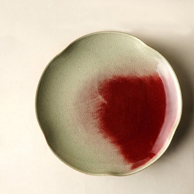 Handmade Ceramic Plates & Bowls Set - Cayenne Style Durable Dinnerware for Home & Restaurant Use - Perfect for Daily Meals, Entertaining Guests & Food Photography