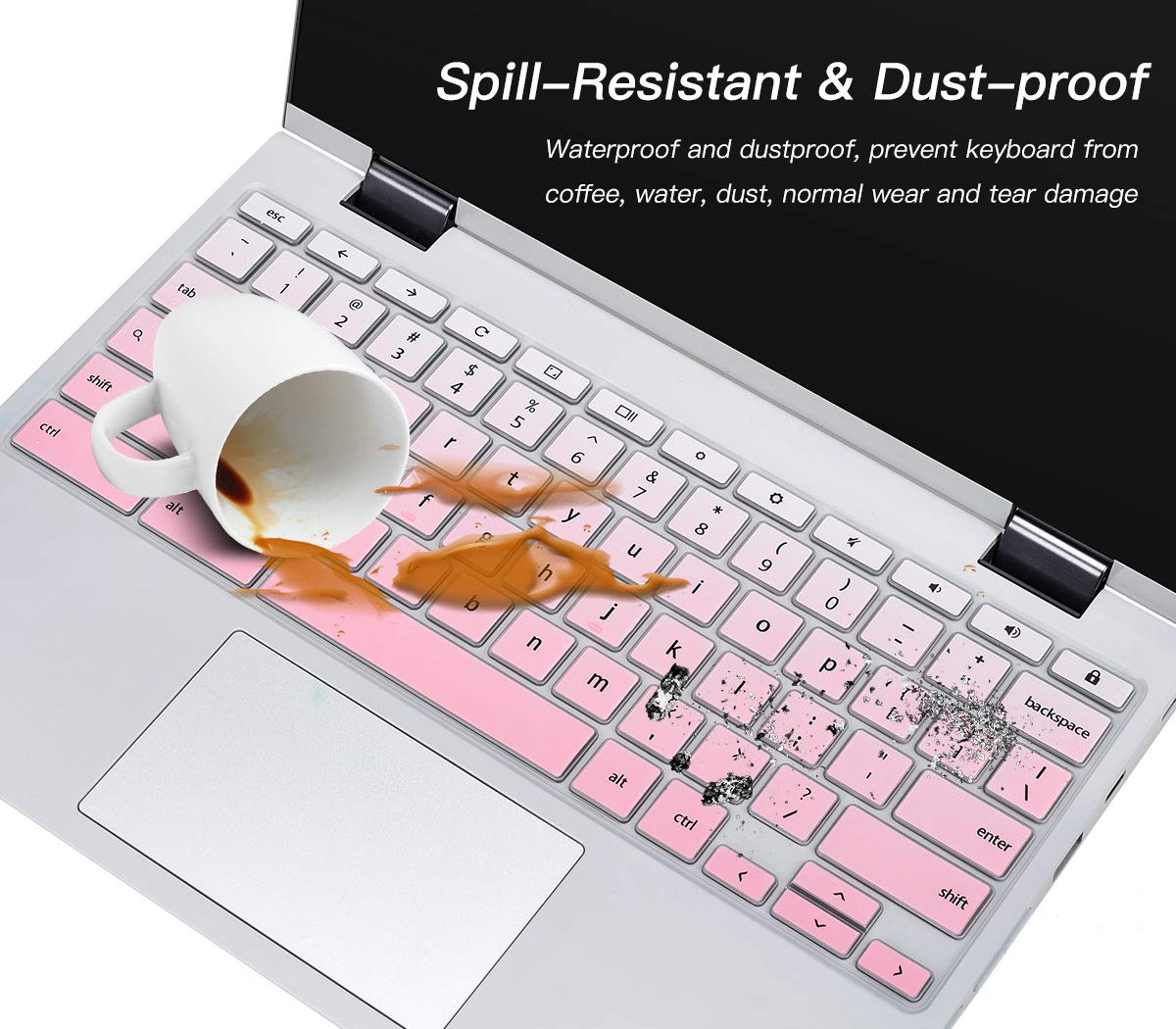 Premium Keyboard Cover Skin for Lenovo Chromebook Flex 3 11