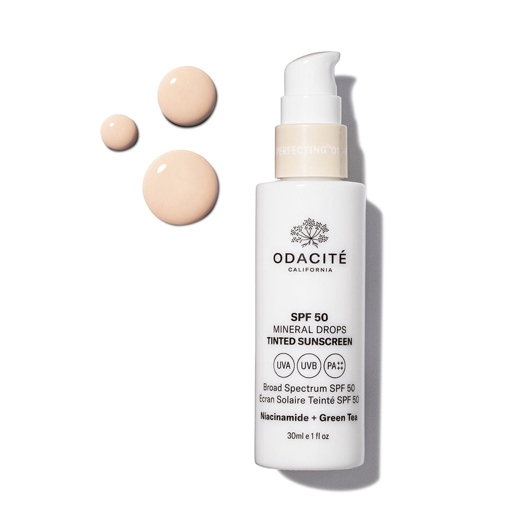 SPF 50 Flex Perfecting™ Mineral Drops Tinted Sunscreen - Oil-Free, Non-Greasy Face Sunscreen for Daily Protection | Perfect for Beach, Outdoor Activities & Sensitive Skin Care