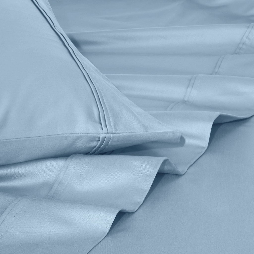 Luxury 1200 Thread Count Egyptian Cotton Deep Pocket Bed Sheet Set - Queen Size, Soft & Breathable for Ultimate Comfort - Perfect for Master Bedroom, Guest Room & Hotel Use