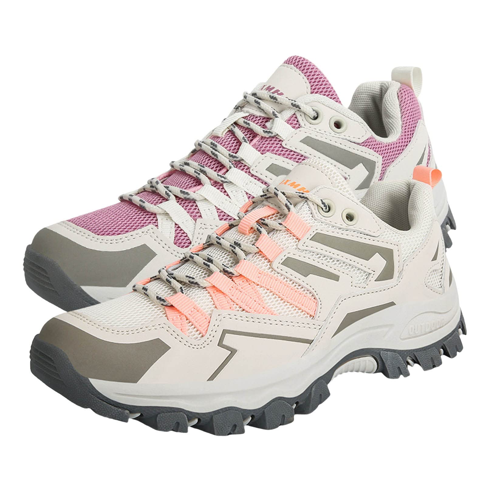 Viunychn Women's Trekking & Hiking Shoes - Waterproof Outdoor Shoes with Arch Support, Non-Slip Thick Sole for Mountain Climbing, Camping & Trail Walking - Durable Wear-Resistant Hiking Footwear for Outdoor Adventures