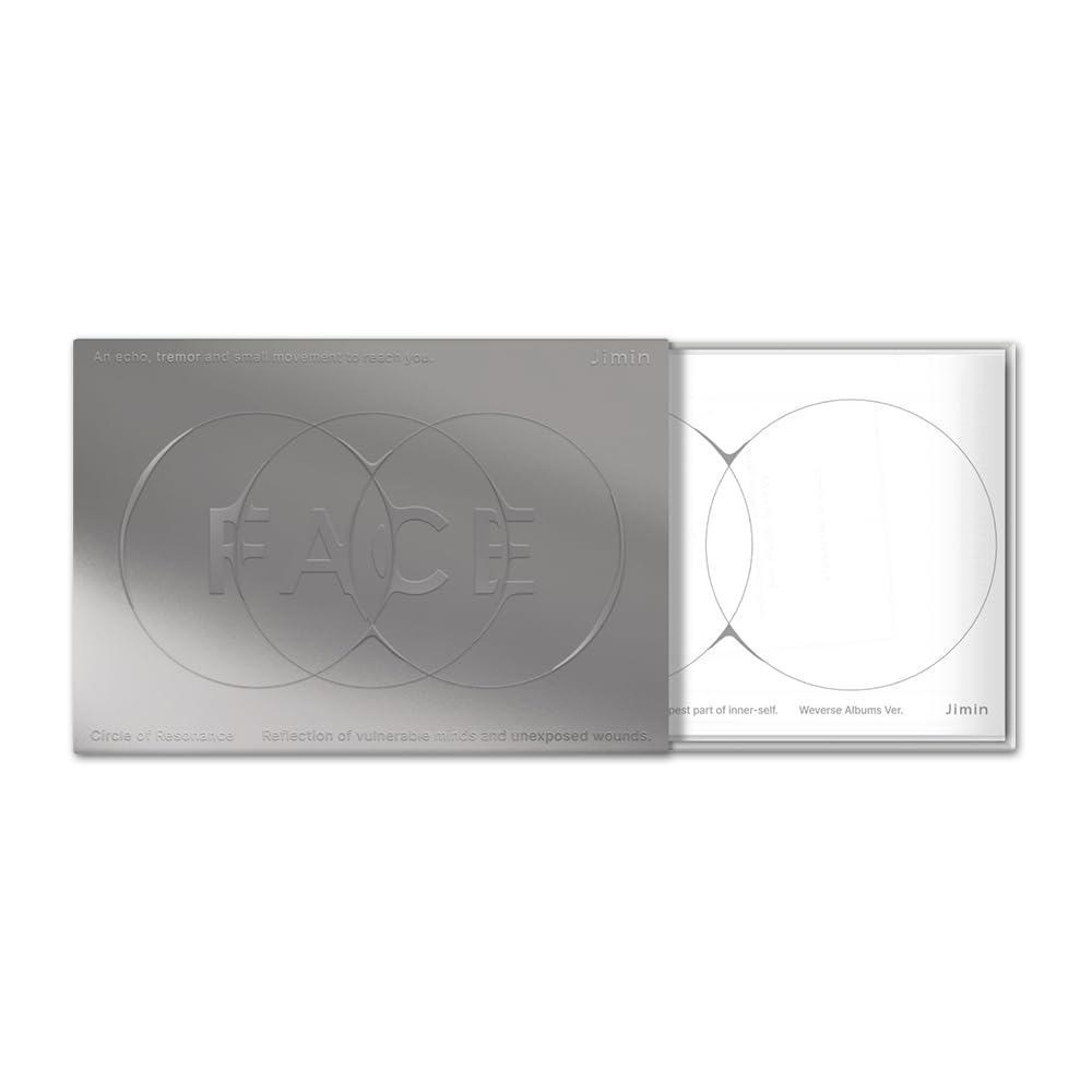 BTS JIMIN - FACE 1st Solo Album Weverse Version (No POB) | K-Pop Collectible for Fans, Room Decor & Gift Idea