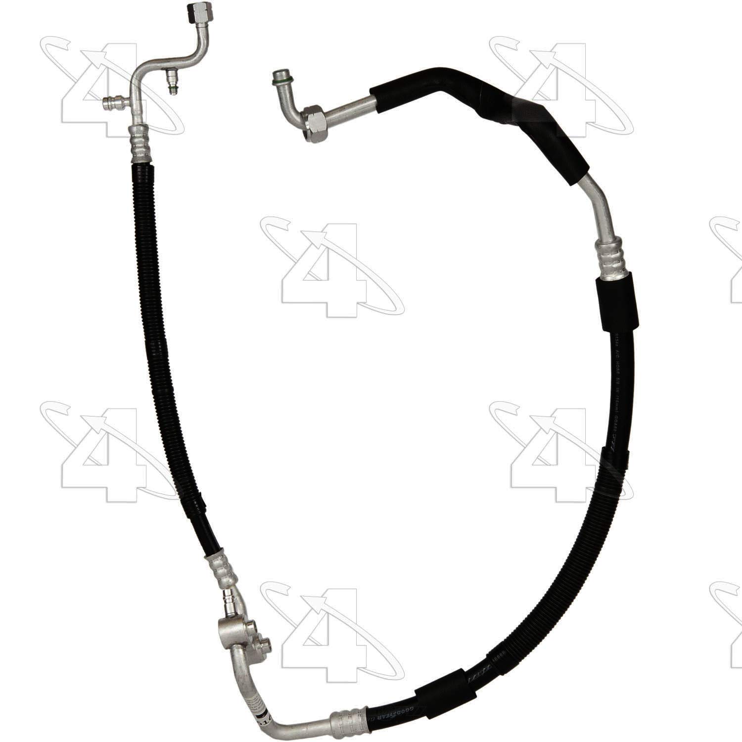 Four Seasons 56167 Replacement Hose Assembly - Durable & Flexible for Automotive & HVAC Systems | Perfect for Radiator, Heater & AC Repairs
