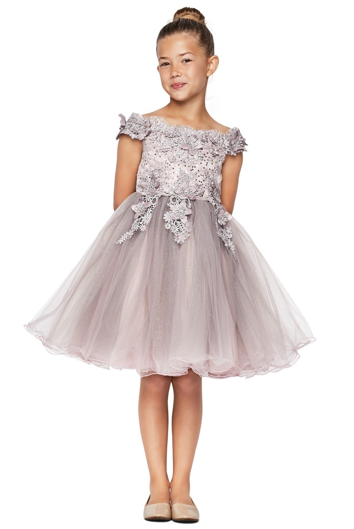 Elegant Flower Girl Dress for Weddings & Special Occasions - Style 9085 | Perfect for Parties, Bridal Showers & First Communion