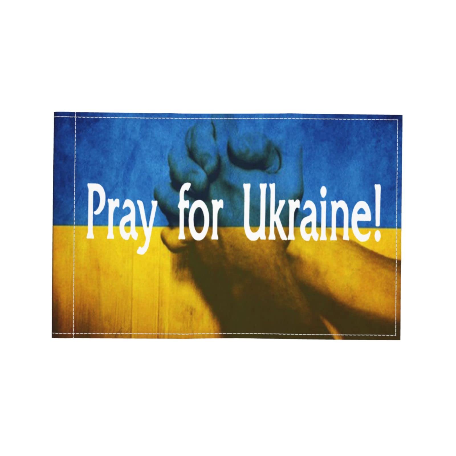 Pray For Ukraine Ukrainian Car Flag - 18