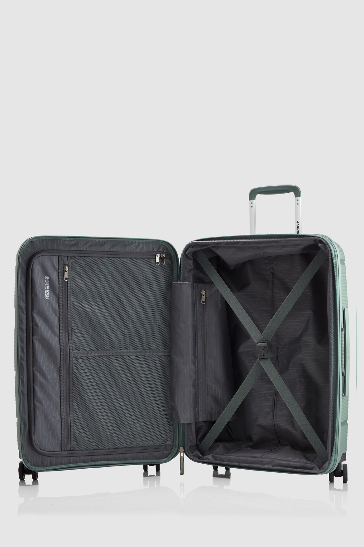 American Tourister Linex 3-Piece Luggage Set (3223698) - Lightweight Spinner Suitcase for Travel, Business & Vacation - Carry-On, Medium & Large Check-In Bags