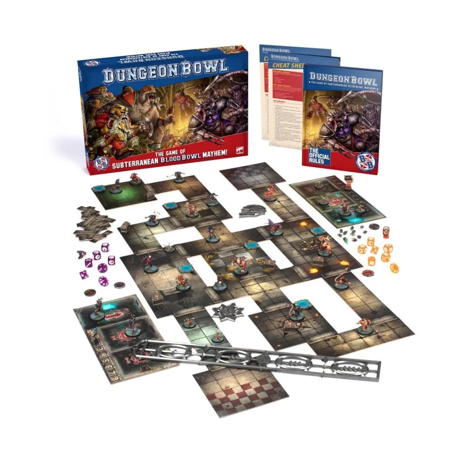 Games Workshop Dungeon Bowl - Fantasy Football Board Game for 2 Players | Subterranean Blood Bowl Strategy Game | Perfect for Game Nights & Fantasy Sports Fans