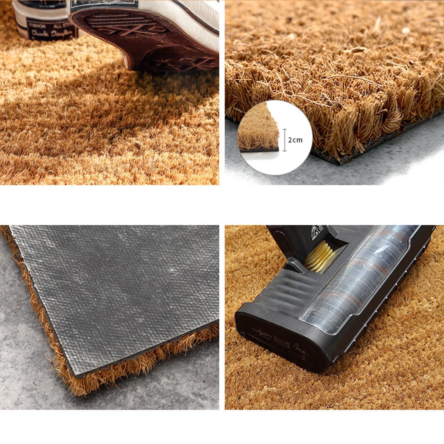 Funny Golf Welcome Doormat - Non-Slip Coconut Coir Entry Rug 23.6