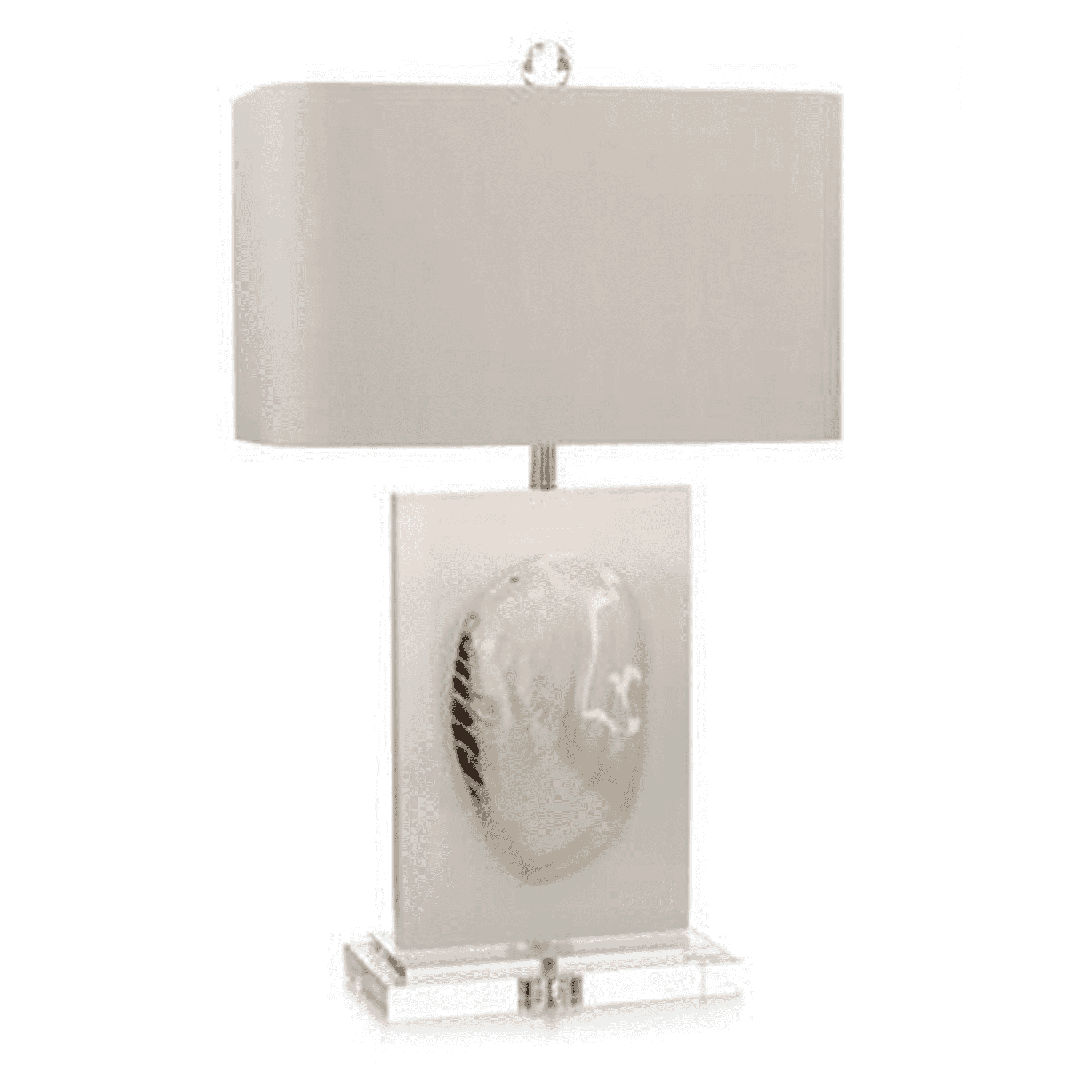 Handmade Seashell Table Lamp - Natural Beach Decor for Bedroom, Living Room & Office - Coastal Style Lighting with USB Port & Touch Control
