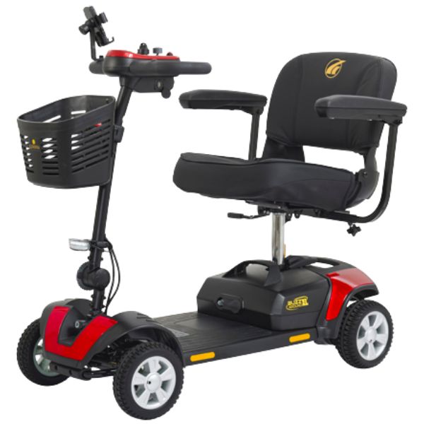 Golden Technologies Buzzaround XL 4-Wheel Mobility Scooter for Adults - Lightweight Electric Scooter with Comfortable Seat & Long Battery Life - Ideal for Shopping, Travel & Outdoor Activities