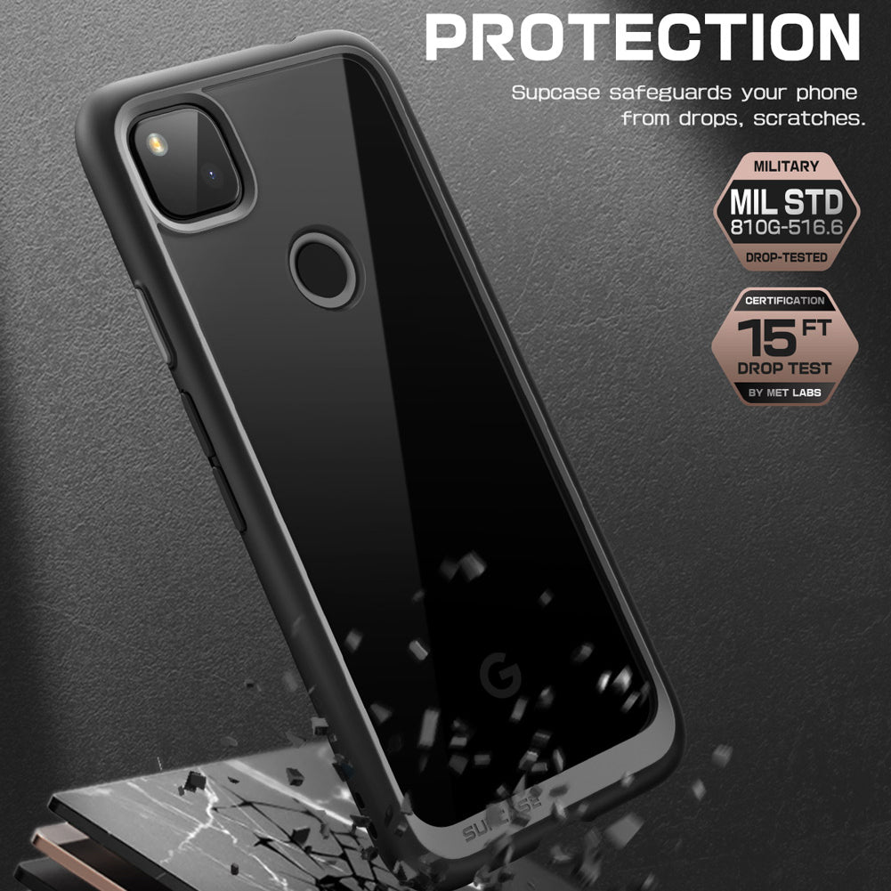Google Pixel 4a (2020) Clear Protective Case - Shockproof Slim Design with Raised Edges for Screen & Camera Protection - Perfect for Everyday Use & Outdoor Activities