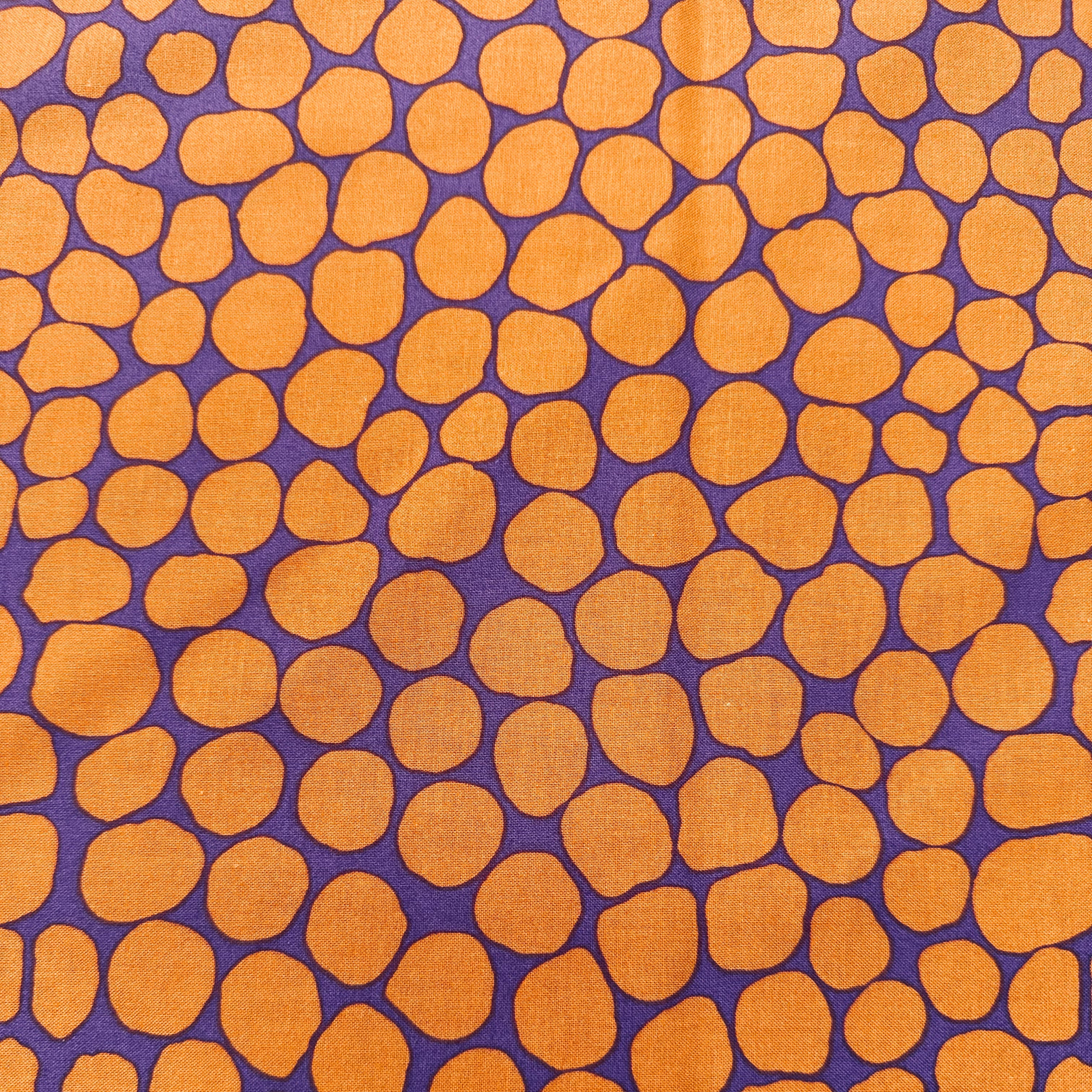 Kaffe Fassett Collective February 2022 Jumble PWBM053 Rust Purple Quilting Fabric - Perfect for Patchwork Quilts, Home Decor & DIY Craft Projects
