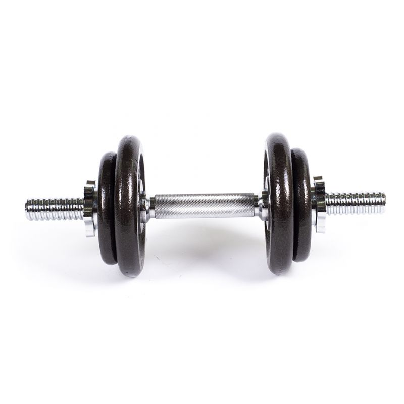 Profit 10kg/22lb DK 4126 Cast Iron Dumbbell Set - Home Gym Equipment for Strength Training & Weightlifting