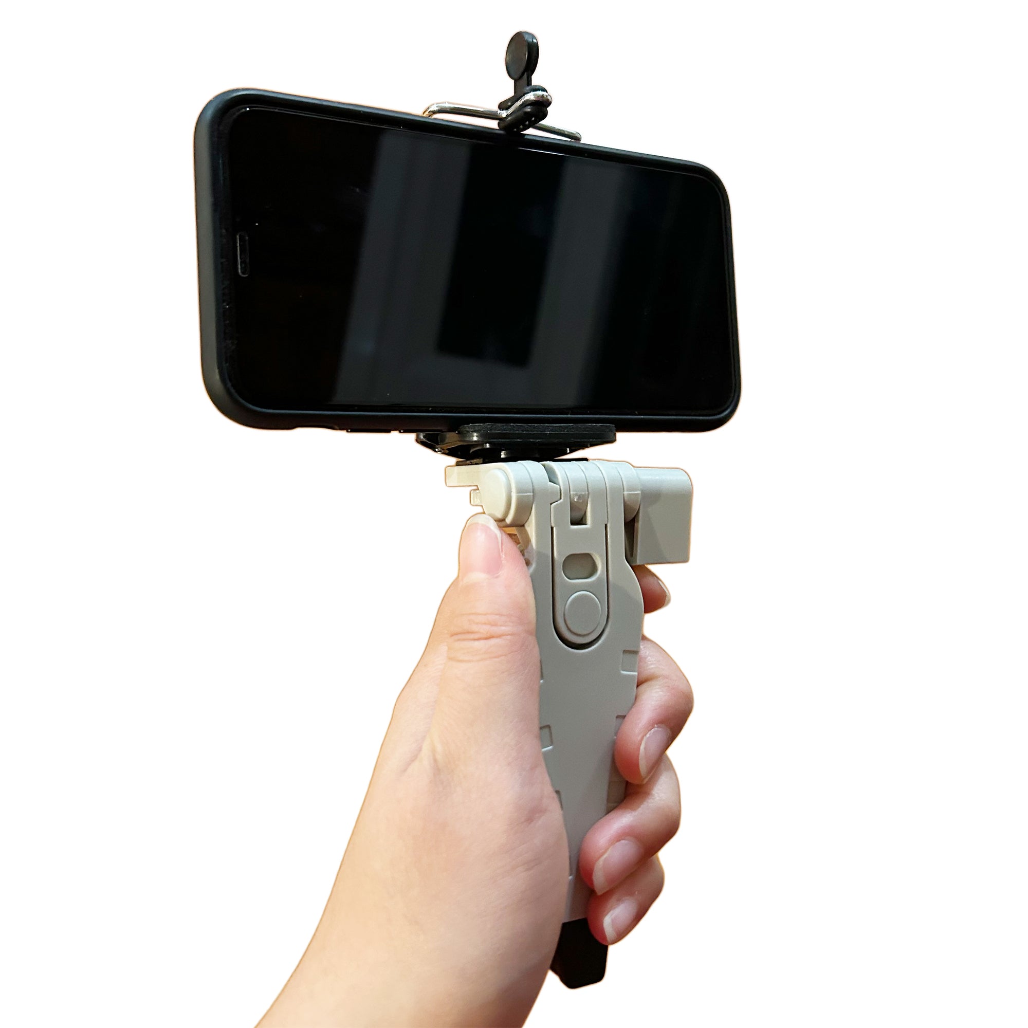MaximalPower Mini Foldable Tripod Stand for iPhone & Android Smartphones - Portable Phone Holder for Vlogging, Travel, and Photography