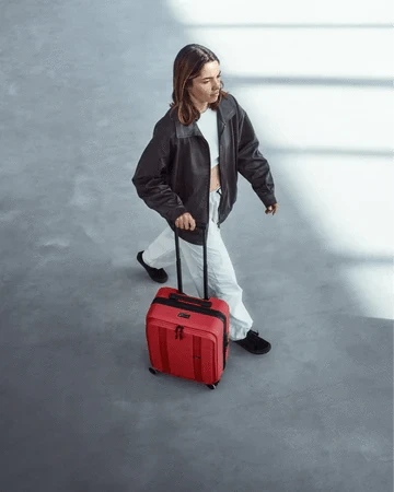 Db Frame Front Access Carry On Luggage - Lightweight & Durable Travel Suitcase for Airplane, Business Trips & Weekend Getaways