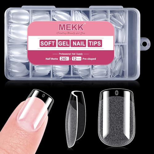 240PCS Short Square Nail Tips