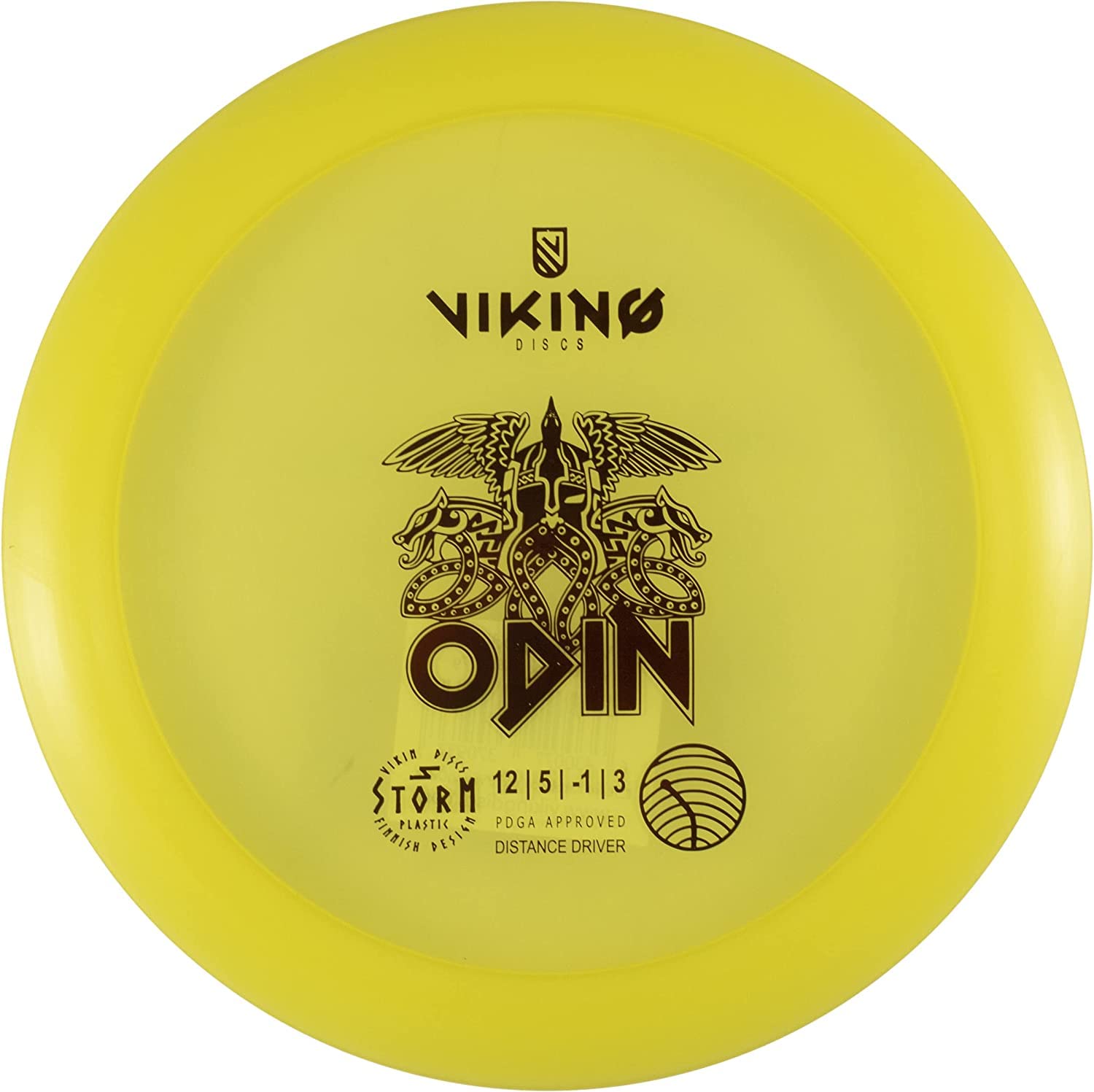 Viking Discs Odin Storm Plastic - Premium Distance Driver for Advanced Disc Golf Players | Perfect for Long-Range Throws and Competitive Tournaments