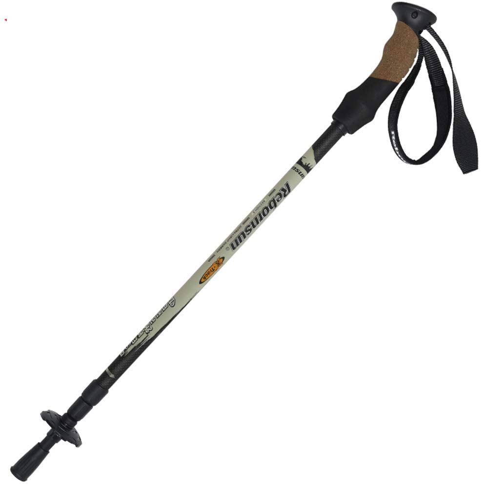 **Adjustable Trekking Poles - Lightweight 3K Carbon Fiber Hiking & Walking Sticks with Quick Flip-Lock & Cork Grip - Perfect for Mountain Climbing, Backpacking, and Outdoor Adventures**