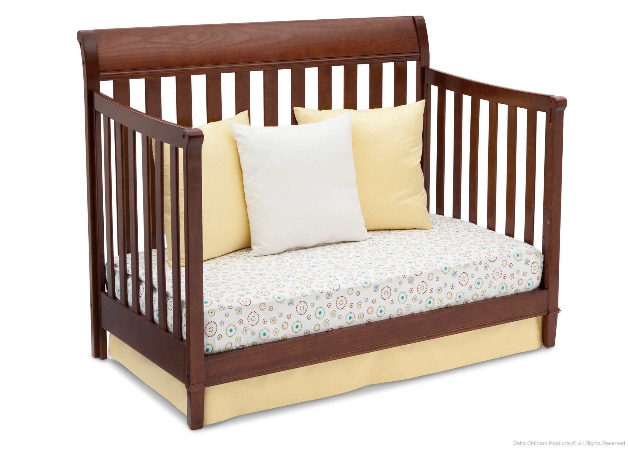 Haven 4-in-1 Convertible Baby Crib - Toddler Bed, Daybed & Full-Size Bed - Safe Nursery Furniture for Newborns to Teens - Perfect for Bedrooms, Daycare & Guest Rooms