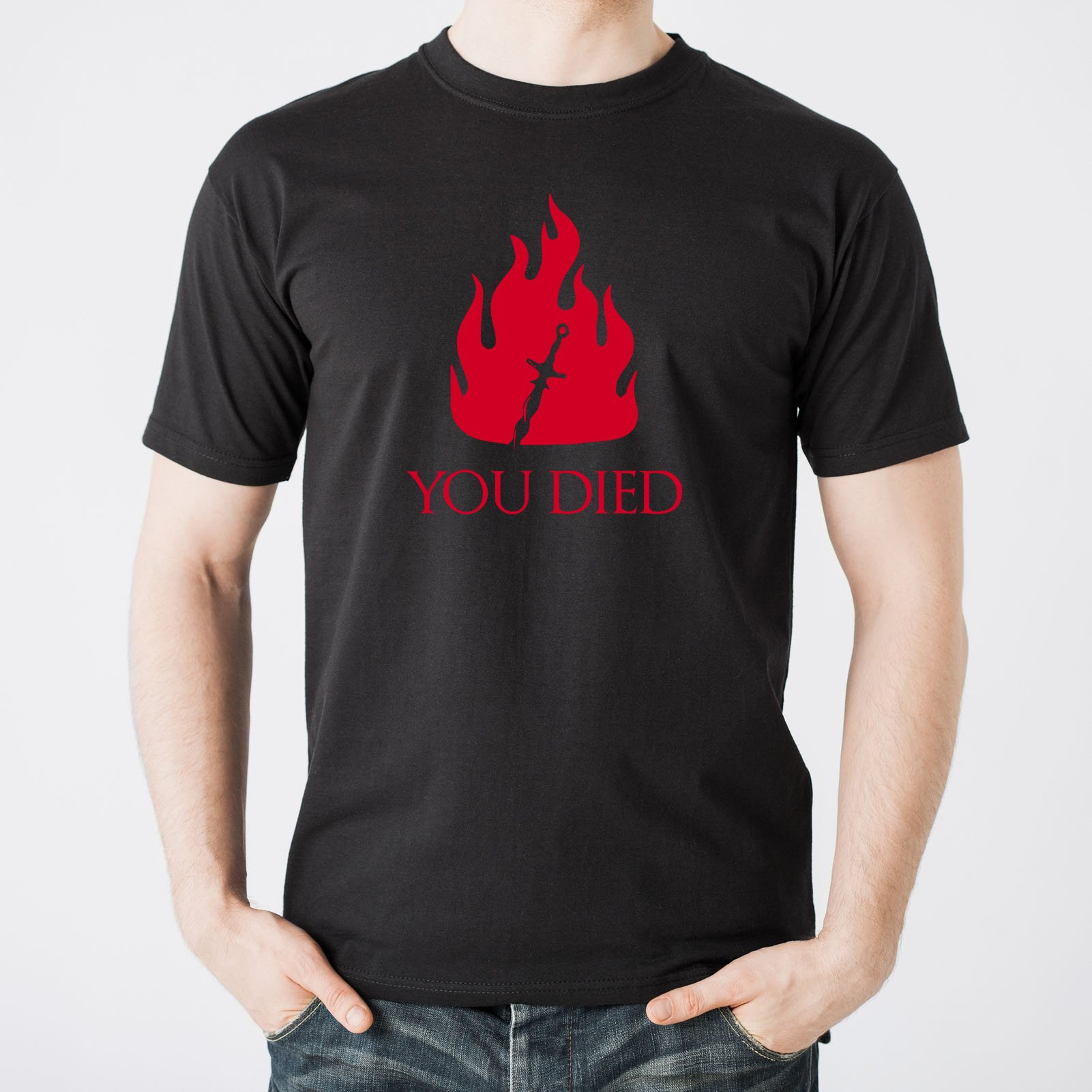You Died - Game Over Video Game Gamer T-Shirt | Retro Gaming Apparel for Men & Women | Perfect for Cosplay, Conventions & Casual Wear