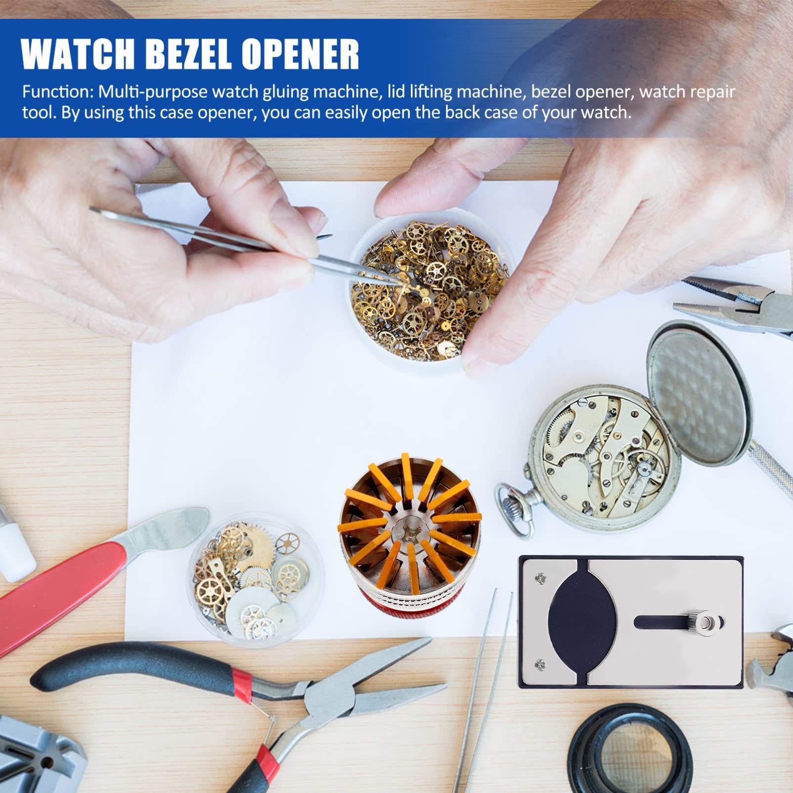 Professional Watch Repair Tool Kit - Watch Case Opener, Bezel Remover & Case Removal Tool Set for Watchmaking & Wristwatch Maintenance | Perfect for Watch Enthusiasts, Jewelers & DIY Watch Repair at Home
