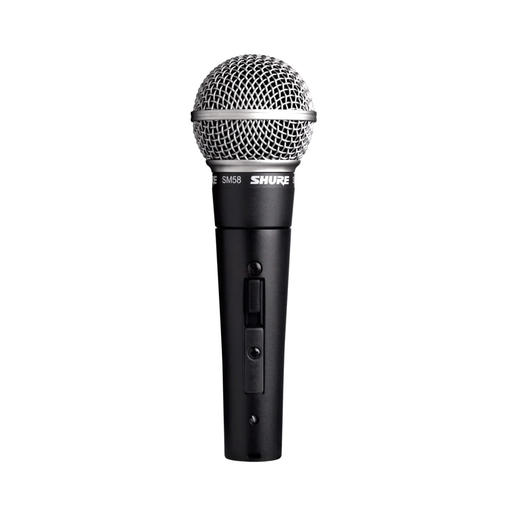 Shure SM58 Dynamic Vocal Microphone - Professional Cardioid Mic for Live Performances, Studio Recording & Podcasting - Perfect for Singers, Speakers & Content Creators