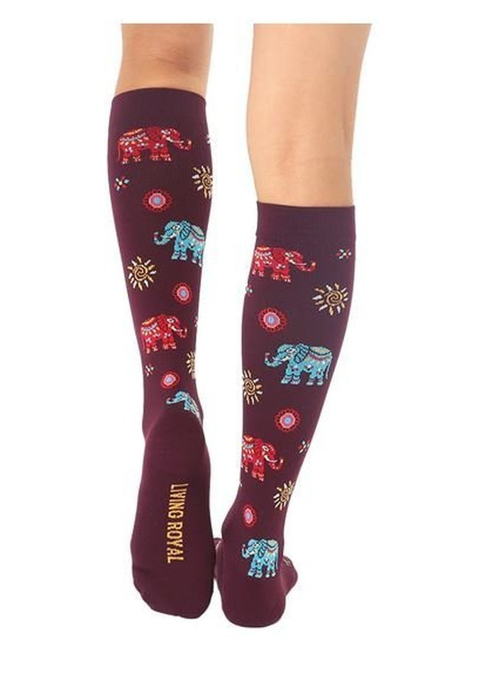 Living Royal Compression Socks for Women & Men - 15-20 mmHg Graduated Support, Circulation & Pain Relief - Perfect for Travel, Running, Nursing & Varicose Veins
