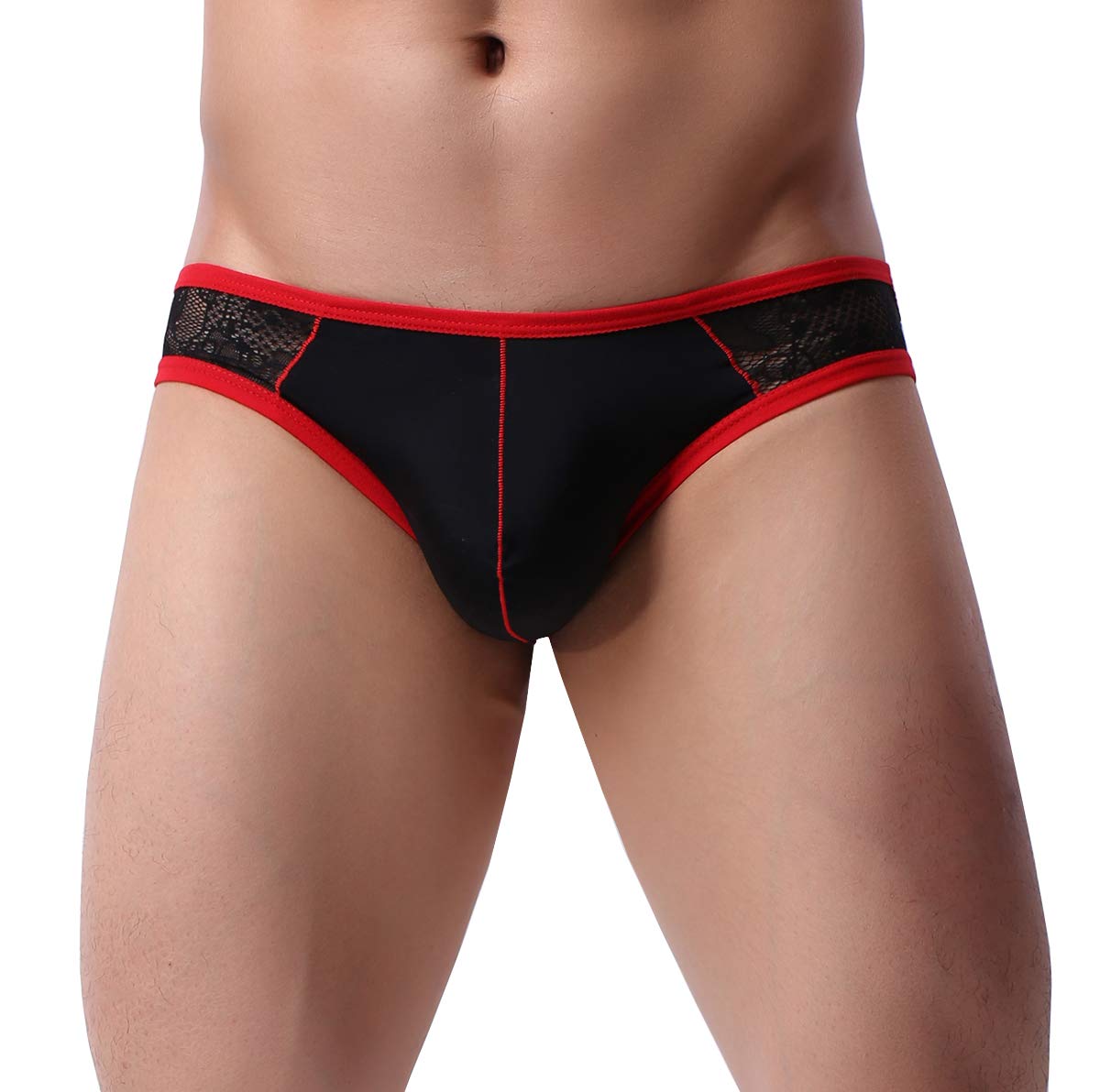 YATEEN Men's Silk Bikini Briefs - Low Rise Underwear for Comfort & Style - Perfect for Everyday Wear, Sleep & Lounge