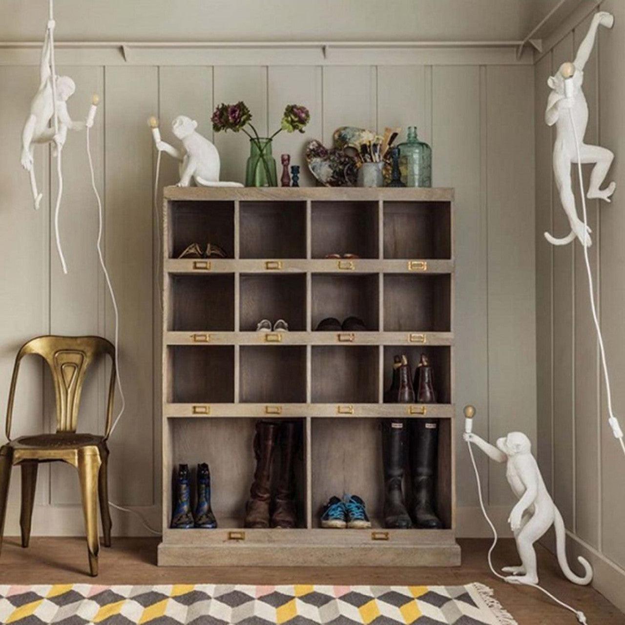 Stylish Monkey Pendant Light - Handmade Boho Decor for Living Room, Bedroom & Nursery - Unique Animal-Themed Ceiling Lighting Fixture for Home Decor