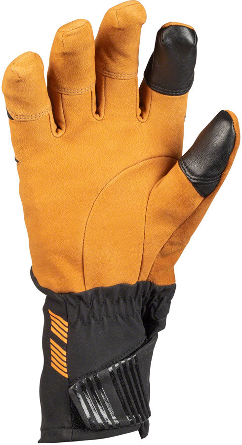 45NRTH 2023 Sturmfist 5 LTR Leather Gloves - Tan/Black, Full Finger, X Large - Winter Cycling, Snowmobiling & Cold Weather Motorcycle Riding Gloves