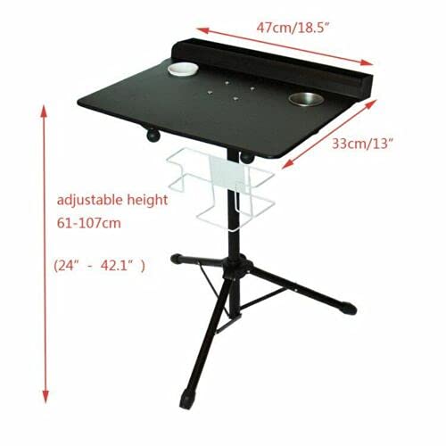 Portable Adjustable Tattoo Workstation with Salon Tray - Professional Tattoo Tripod Stand for Artists & Beauty Salons | Ideal for Tattoo Studios, Drawing Equipment & Mobile Tattoo Services