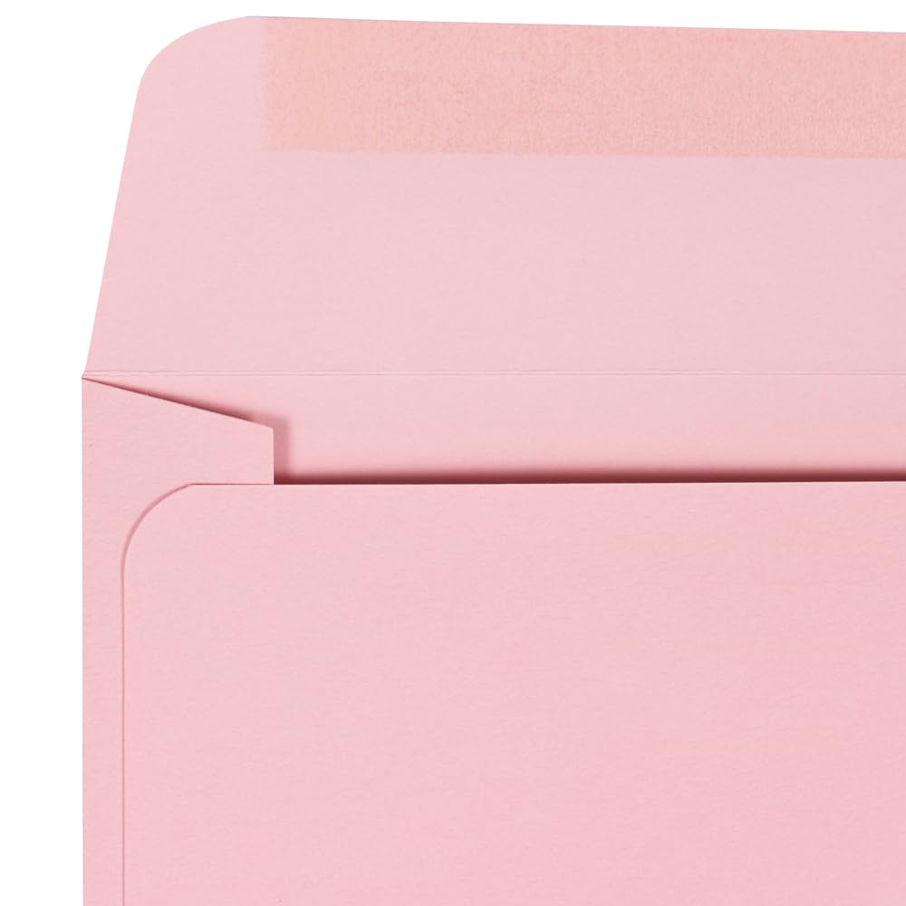 Premium 6 x 9 Booklet Envelopes in Baby Pink Pastel - Bulk Pack of 500 - Perfect for Wedding Invitations, Greeting Cards & Business Mailings