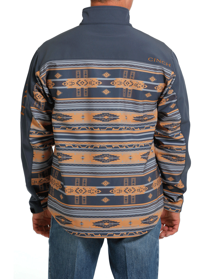 Men's Western Bonded Jacket MWJ1063005 - Blue Denim Cowboy Style Jacket for Rodeo, Ranch Work & Outdoor Adventures