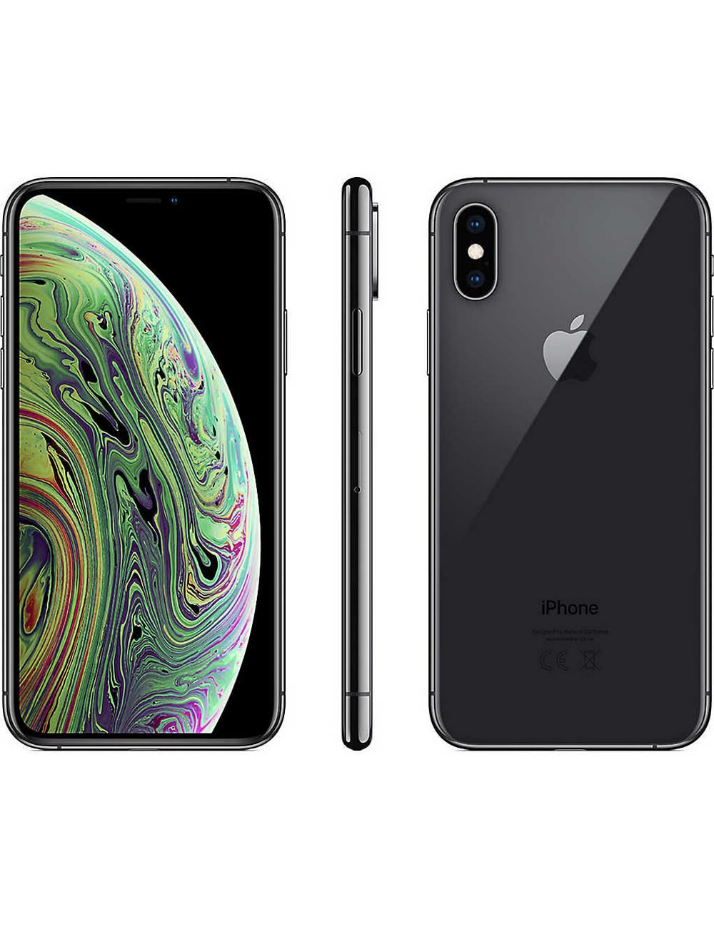 Apple iPhone XS Max 64GB Space Gray (Renewed) - Unlocked GSM Smartphone for AT&T, T-Mobile | Premium Refurbished iPhone for Work, Travel & Daily Use