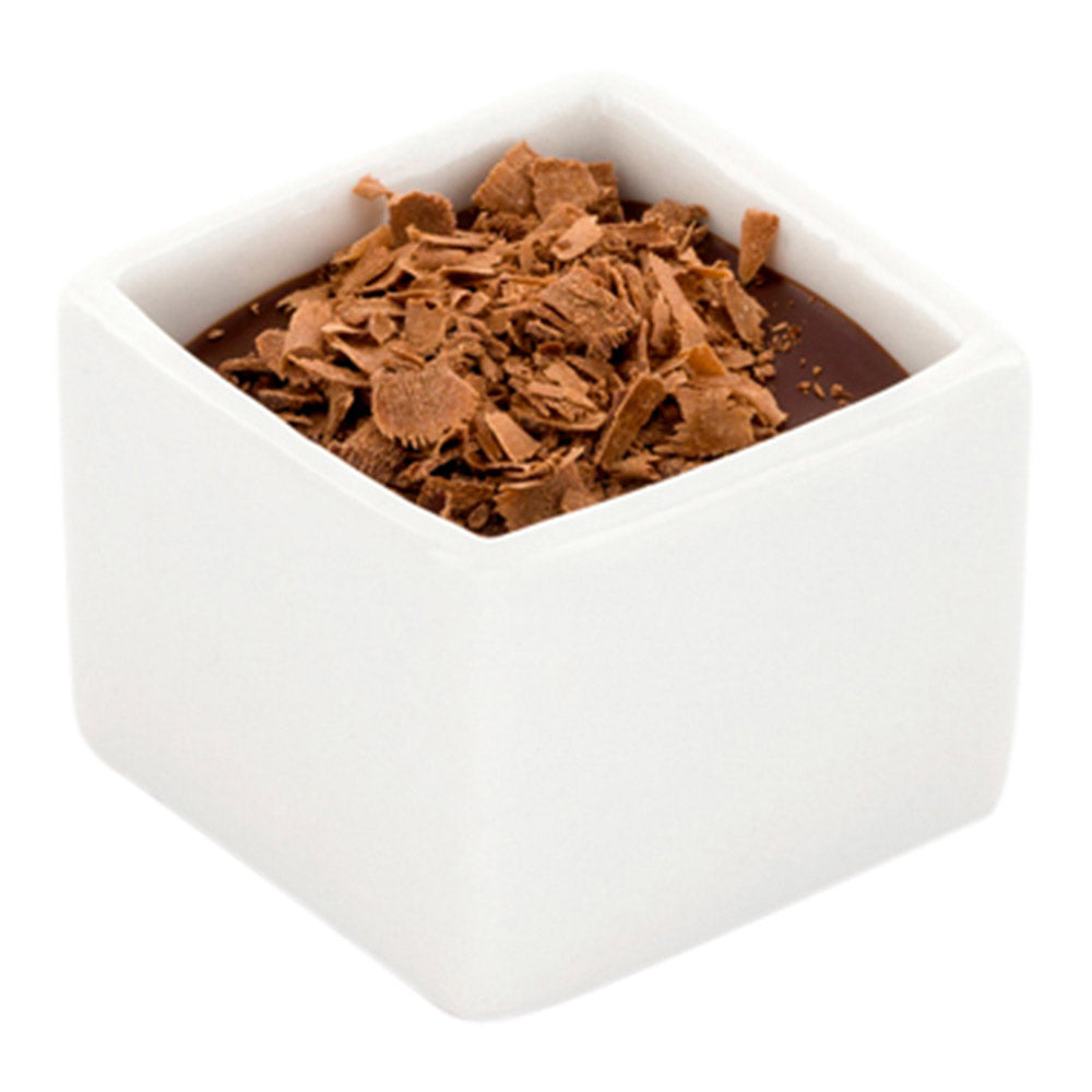1 oz Square White Porcelain Mini Quadrato Dish - 1.5