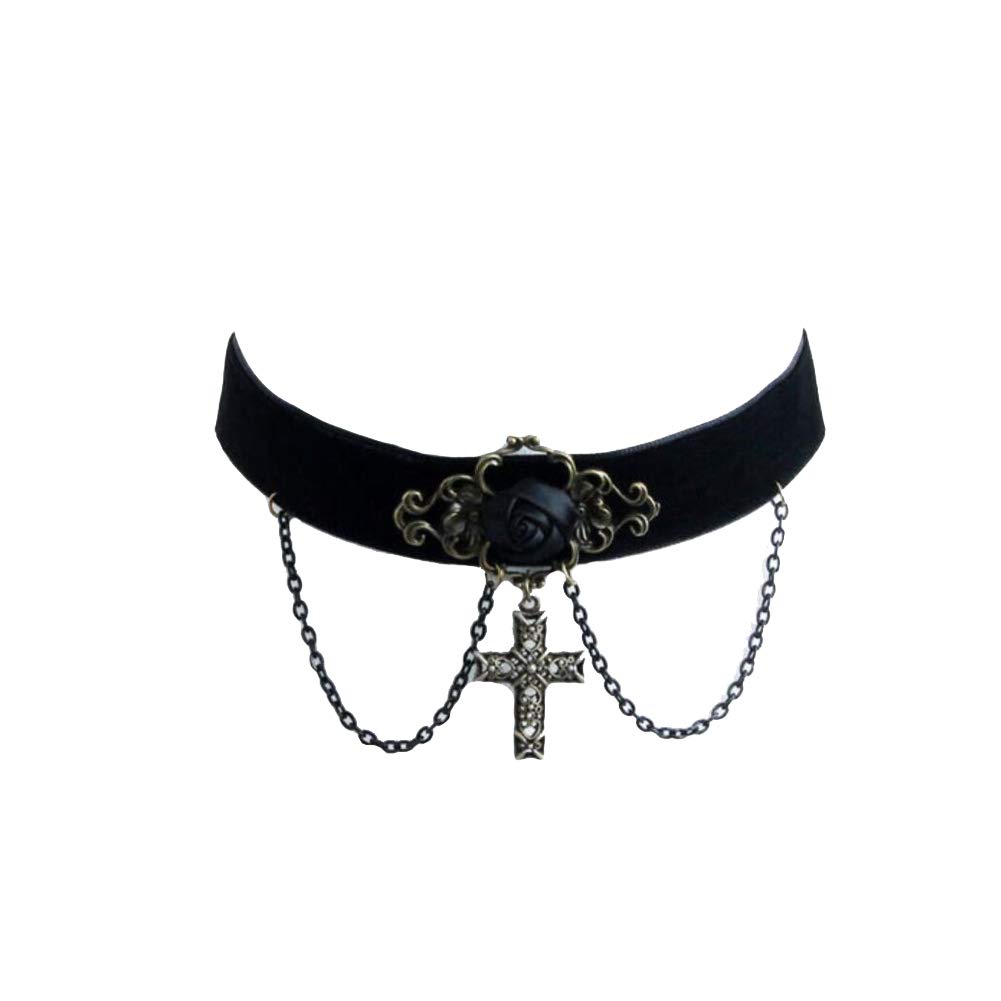 Halloween Spider Necklace - Black Lace Choker with Web Design for Women, Gothic Jewelry for Costume Party & Cosplay | Perfect for Halloween, Witch Costume, and Gothic Fashion Accessories