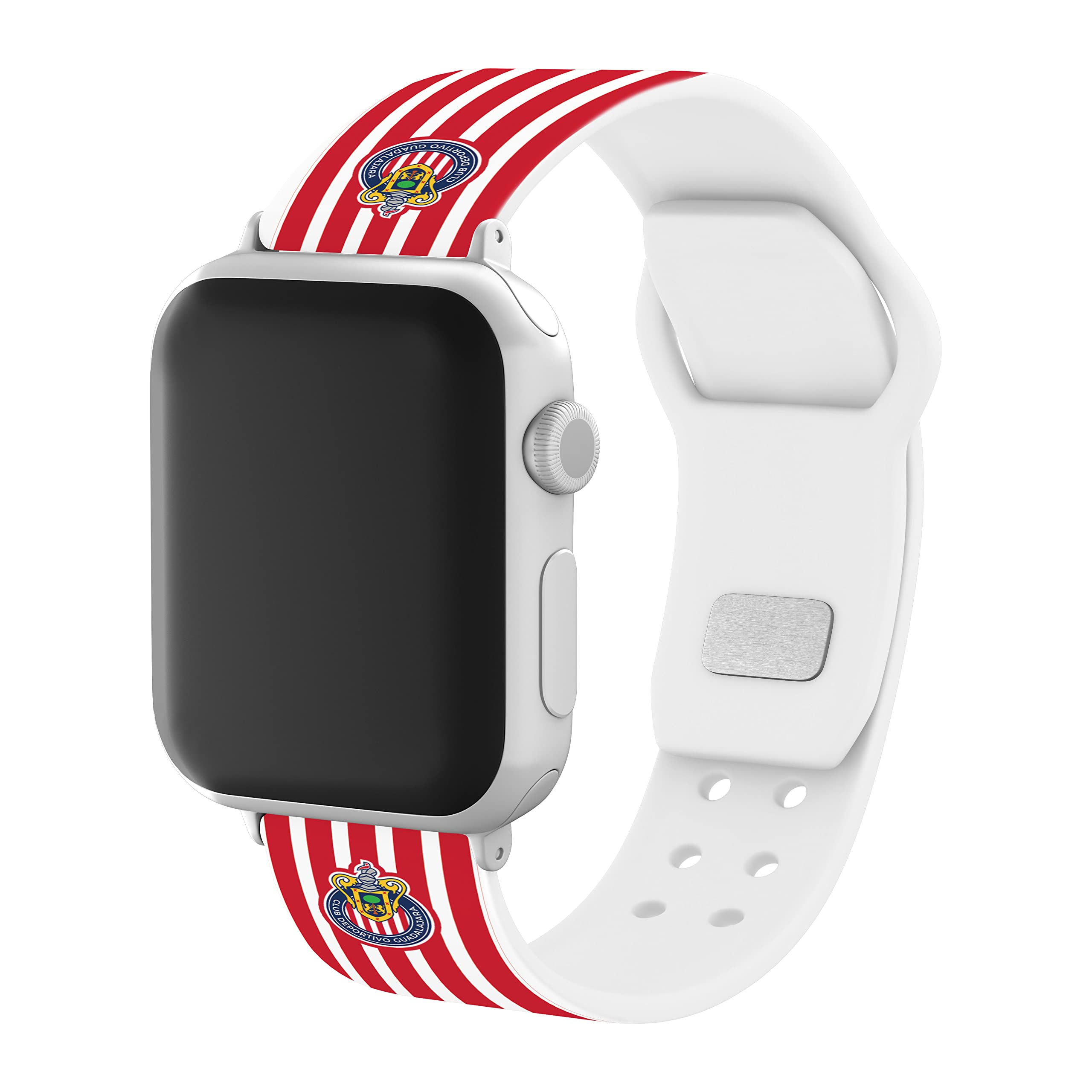 AFFINITY BANDS Chivas de Guadalajara HD Apple Watch Band - Compatible with All Apple Watch Series (38mm/40mm/42mm/44mm/45mm/49mm) - Premium Durable Sports Strap for Running, Gym & Everyday Wear