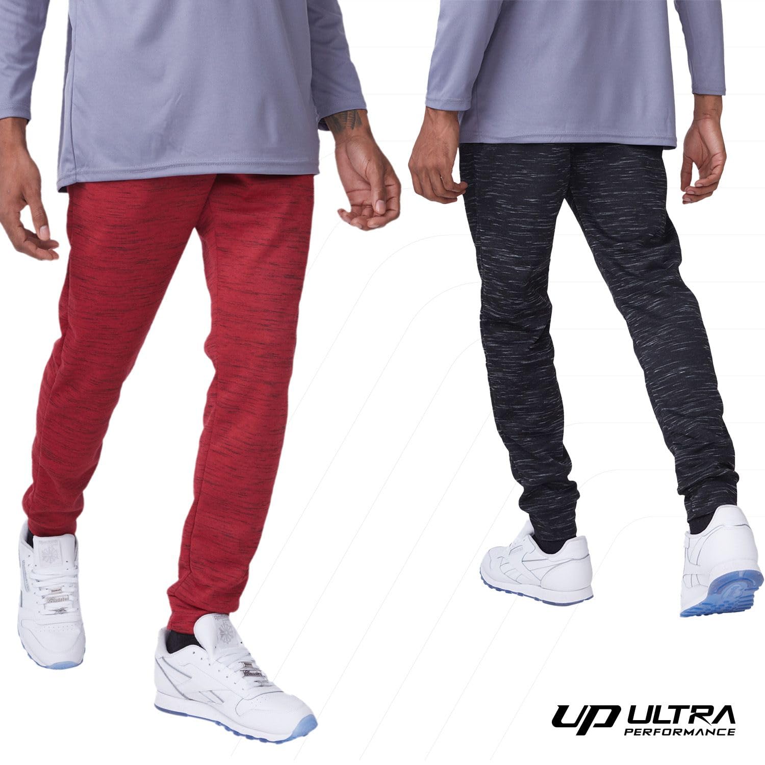 Men's Joggers 3-Pack - Athletic Sweatpants with Pockets for Gym & Lounge