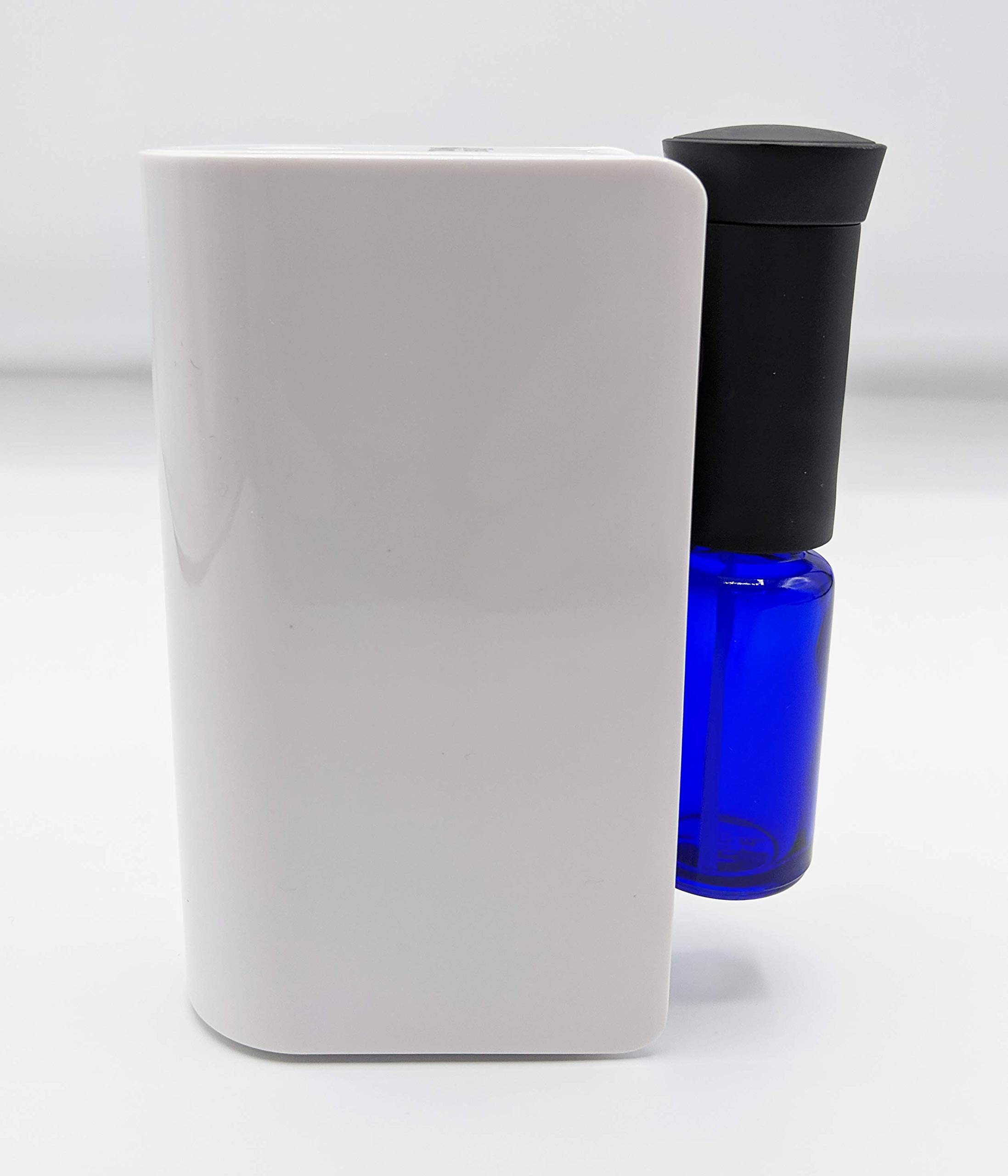 Premium Wireless Waterless Essential Oil Diffuser - Rechargeable, Therapeutic Aromatherapy for Home & Office | Made in USA | White | Diffuser World | Perfect for Stress Relief, Yoga, Meditation & Bedroom Relaxation