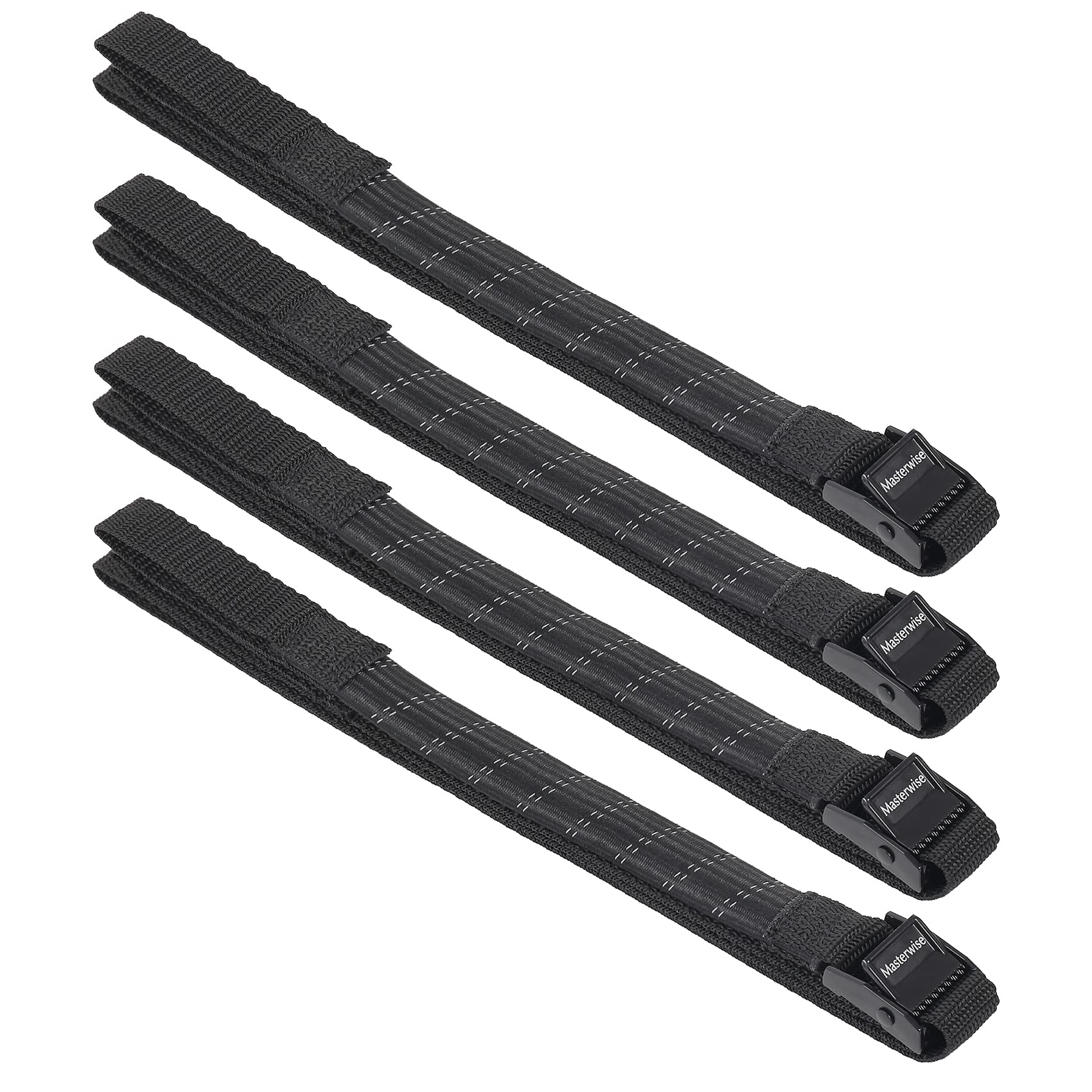 15''-48'' Adjustable Motorcycle Luggage Straps - Heavy Duty Stretch Tie Down Straps for Travel, Transport & Motorcycle Accessories | Secure Bikes, ATVs & Sports Gear During Riding & Storage