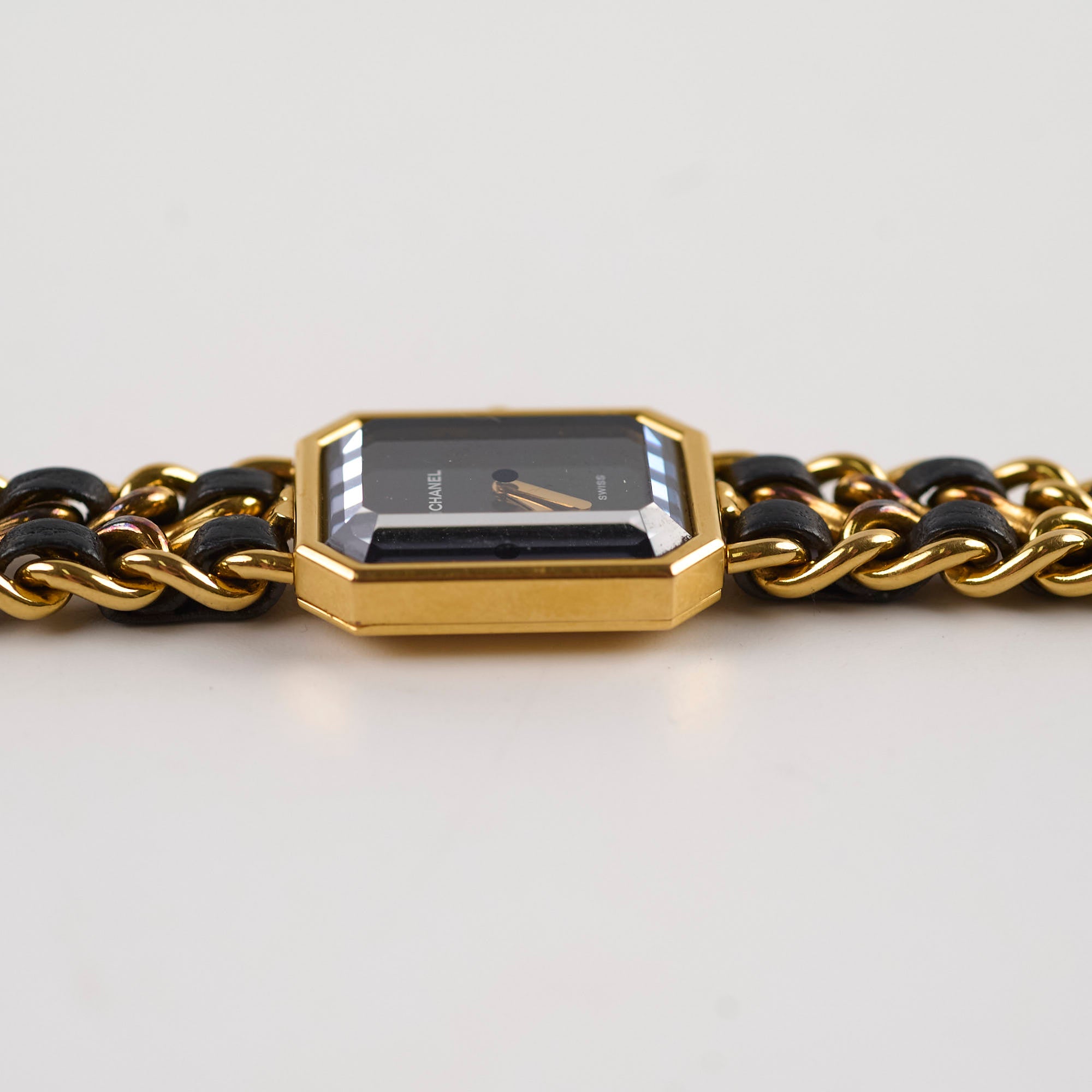 Chanel Premiere Luxury Women's Watch - Large Gold-Tone Stainless Steel Bracelet for Elegant Evening Wear & Special Occasions