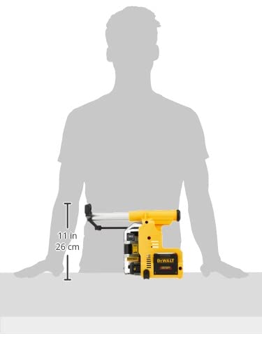 DEWALT DWH303DH Onboard Rotary Hammer Dust Extractor - Compatible with 1-Inch SDS Plus Hammers | Efficient Dust Collection for Concrete Drilling & Construction Sites