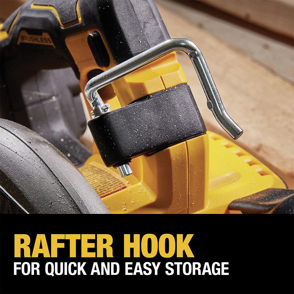 DEWALT 20V MAX Cordless Circular Saw (Tool Only) - Perfect for Woodworking, DIY Projects, and Professional Construction