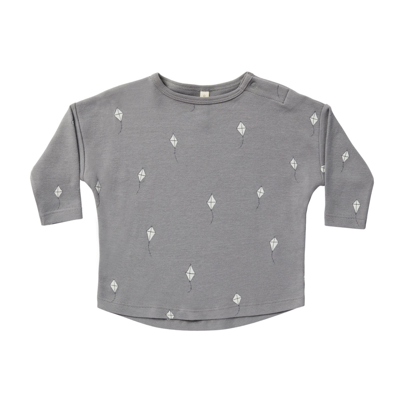 Long Sleeve T-Shirt with Kite & Lagoon Print - Final Sale | Comfortable Casual Wear for Beach, Outdoor Activities & Everyday Use