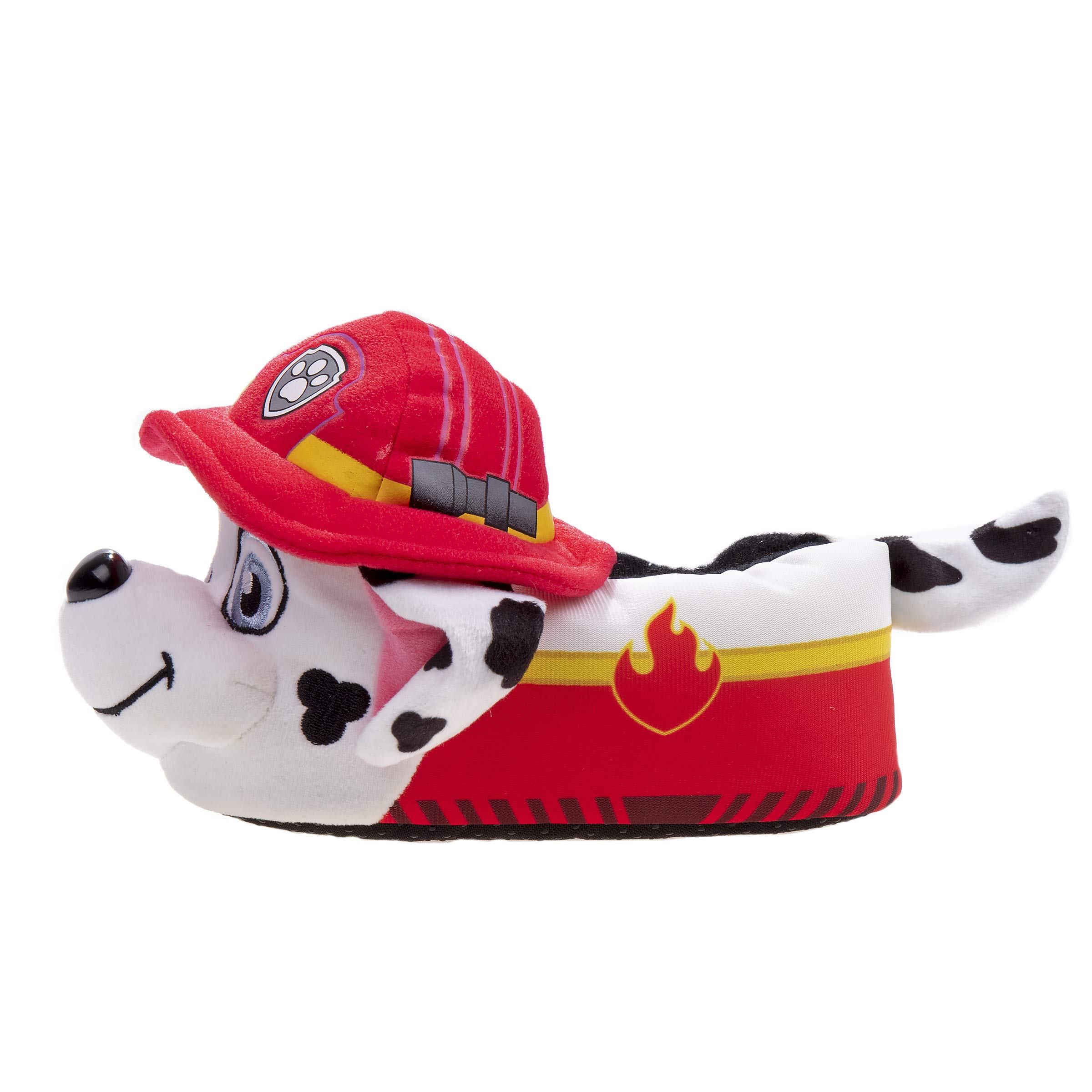 Paw Patrol Boys' Plush Fuzzy Slippers - Chase & Marshall Character Slippers for Toddlers & Kids | Comfortable House Shoes for Indoor Play & Relaxation