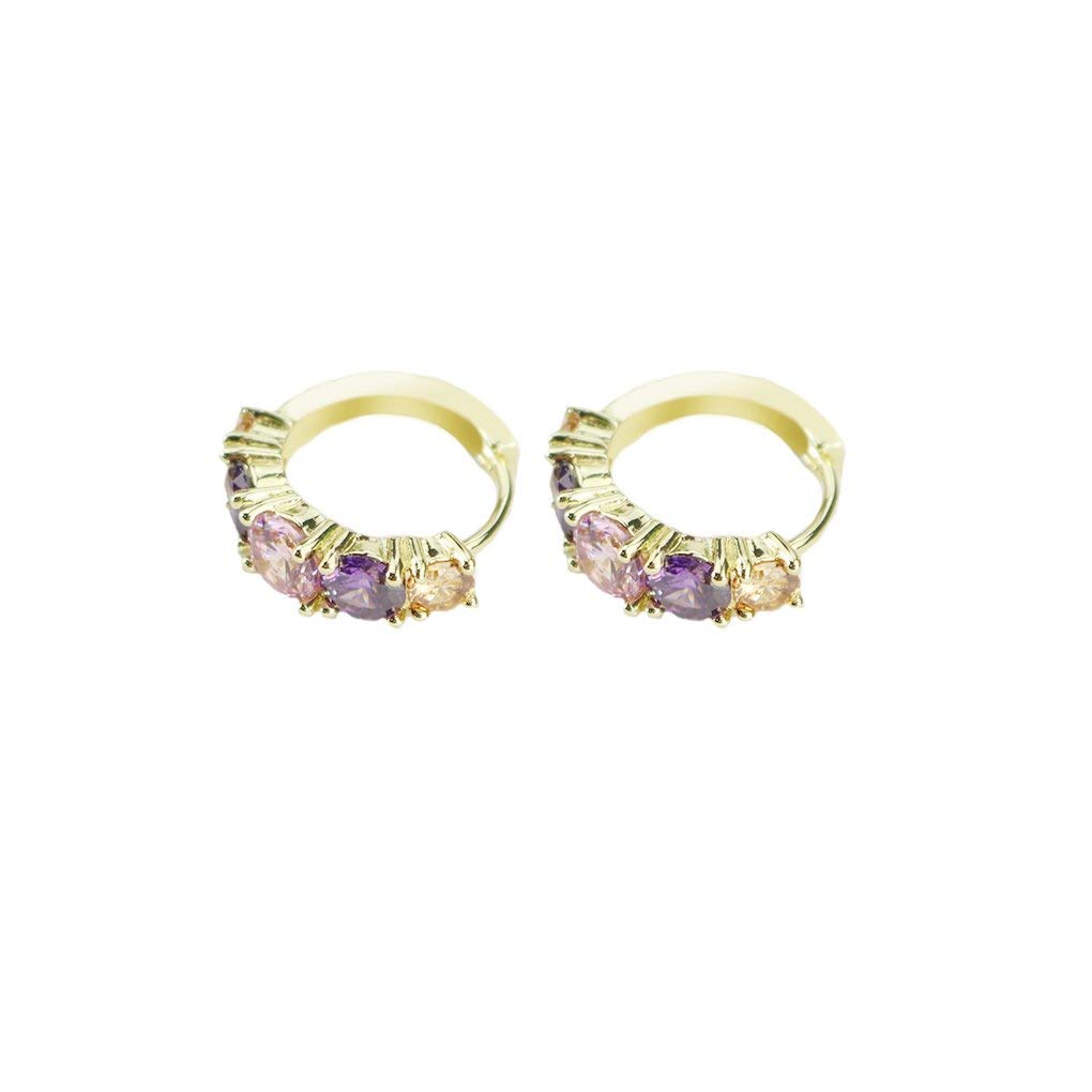 Austrian Crystal Ear Cuffs for Women - Colorful Zircon Ear Buckle Jewelry, Elegant & Creative Design for Parties, Weddings & Special Occasions
