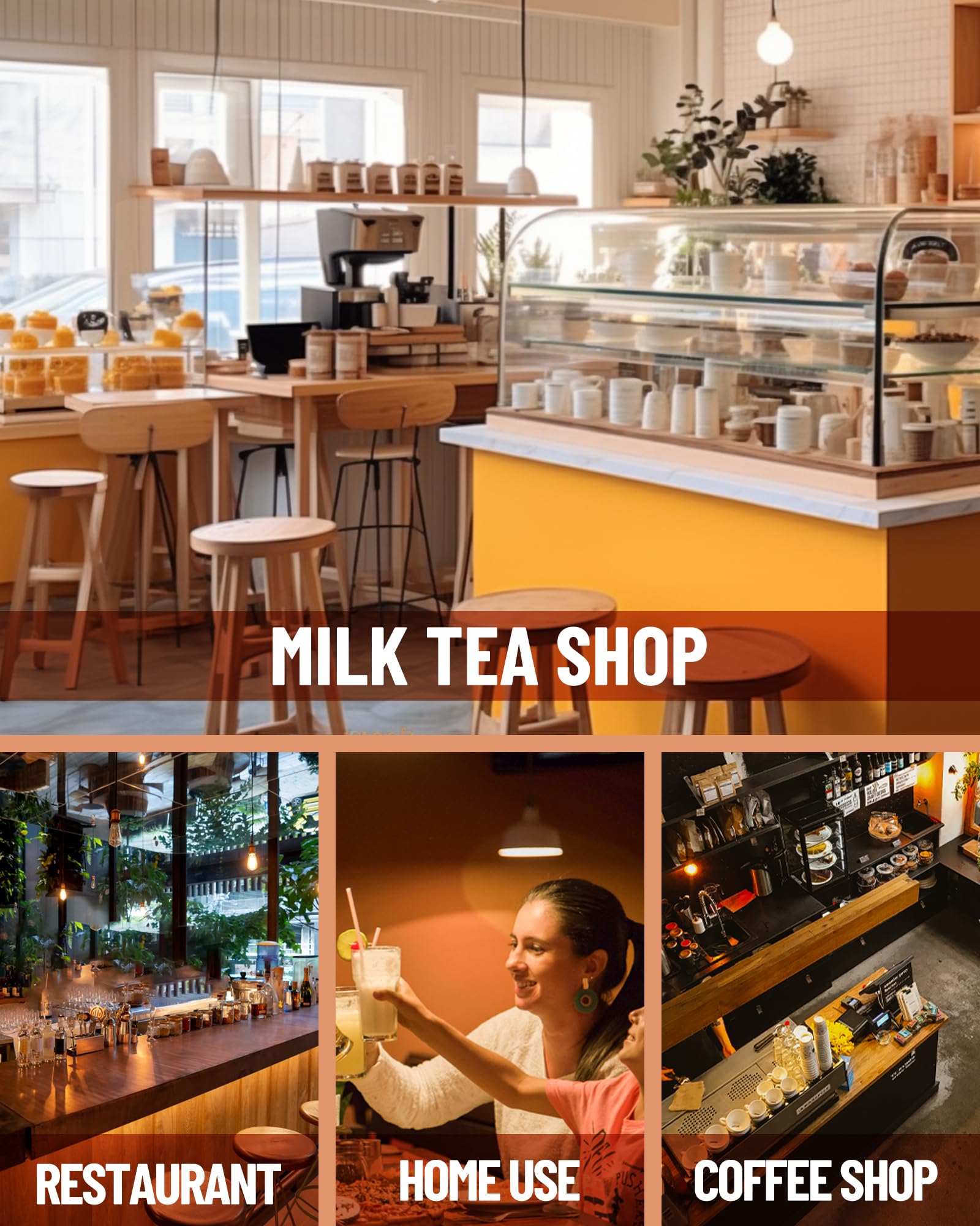 WantJoin Commercial Boba Maker Machine - Automatic Bubble Tea Pearl Cooker for Tapioca Pearls, 110V - Perfect for Restaurants, Milk Tea Shops, Dessert Stores & Lounge Bars - Make Fresh Boba for Bubble Tea, Milk Tea & Dessert Toppings