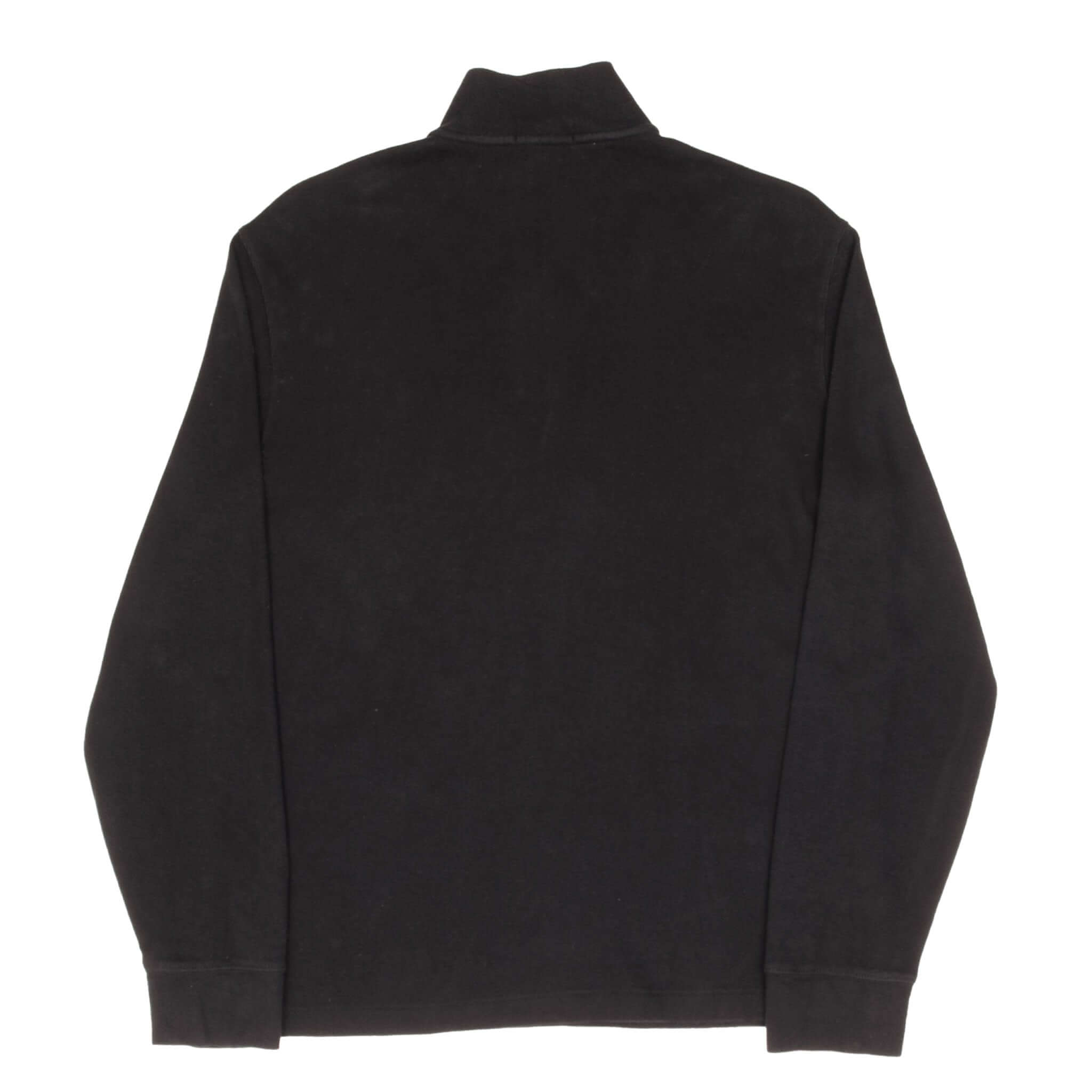 Ralph Lauren Men's Black Quarter Zip Sweater - Medium Size | Casual Pullover for Work, Travel & Outdoor Activities
