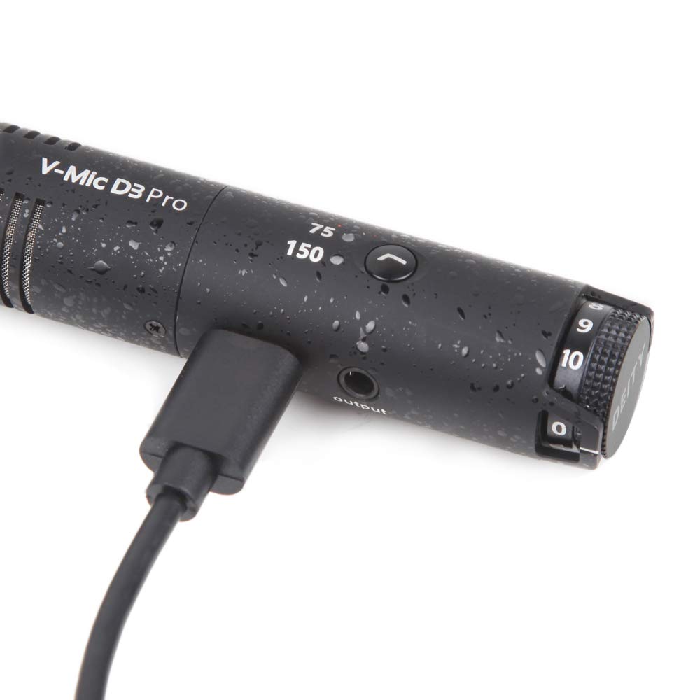 Deity V-Mic D3 Pro Super-Cardioid Shotgun Microphone for DSLR Cameras, Smartphones & Laptops - Professional On-Camera Video Mic with Rycote Shockmount - Perfect for Vlogging, Interviews, YouTube Videos & Live Streaming
