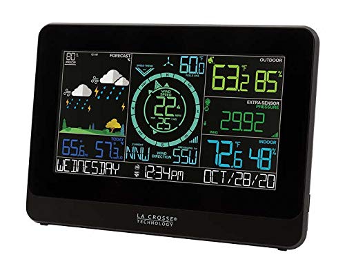 La Crosse Wireless Wind and Weather Station - Accurate Digital Weather Monitor for Home, Garden & Outdoor Activities | Real-Time Temperature, Humidity & Wind Speed Tracking